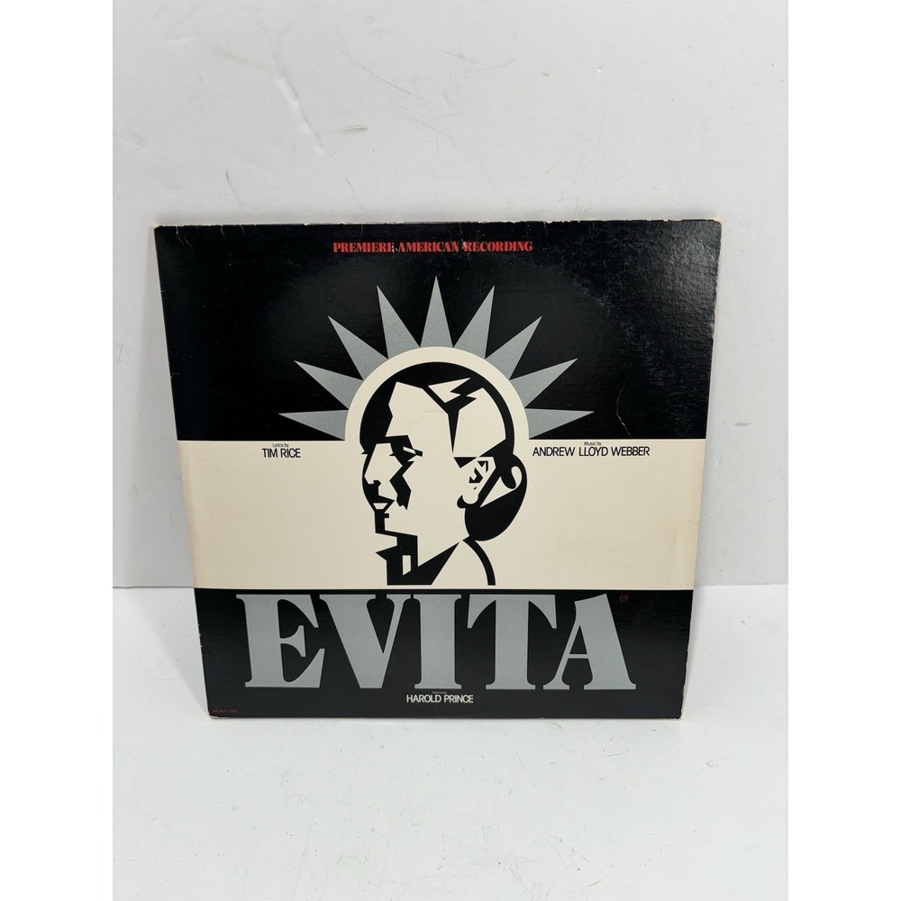 EVITA OST vinyl LP MCA2-11007 2LP Patinkin LuPone w/ booklet NICE records